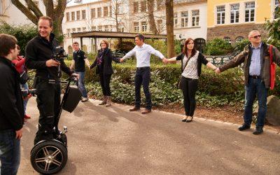 Menschenkette gegen Rechts